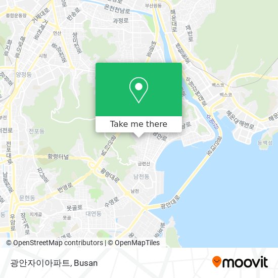 광안자이아파트 map