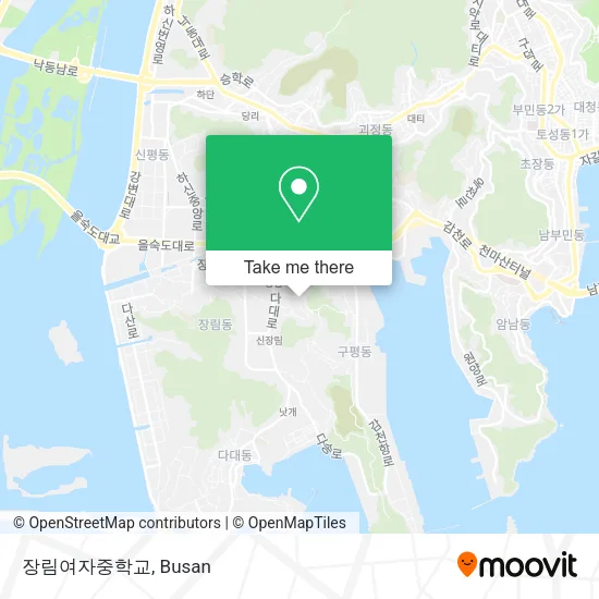 장림여자중학교 map
