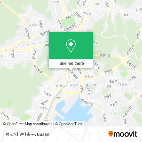 범일역 9번출구 map