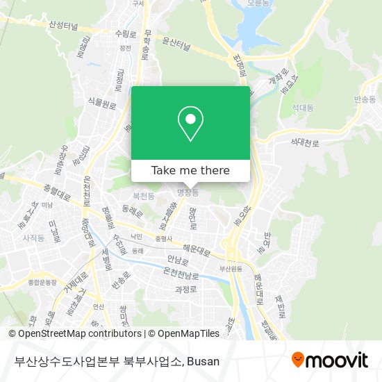 부산상수도사업본부 북부사업소 map