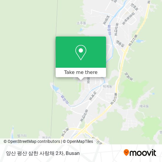 양산 평산 삼한 사랑채 2차 map