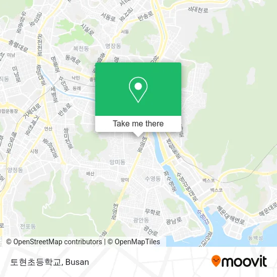 토현초등학교 map