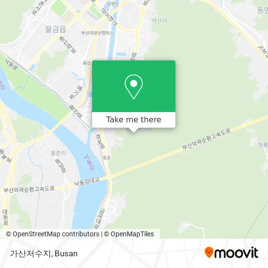 가산저수지 map