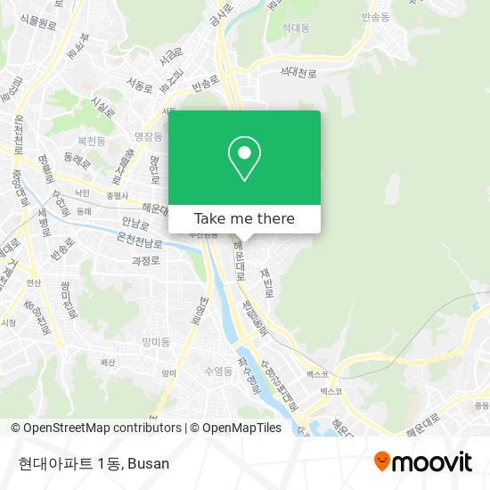 현대아파트 1동 map
