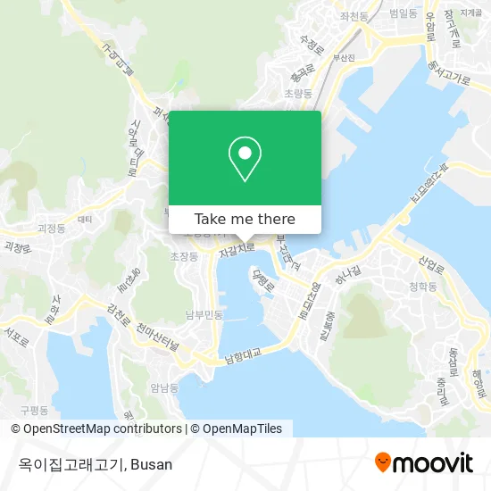 옥이집고래고기 map