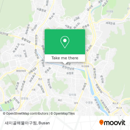 새미골해물아구찜 map