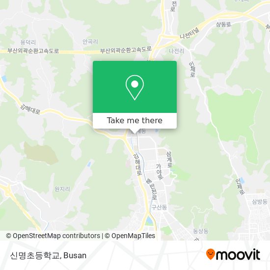 신명초등학교 map