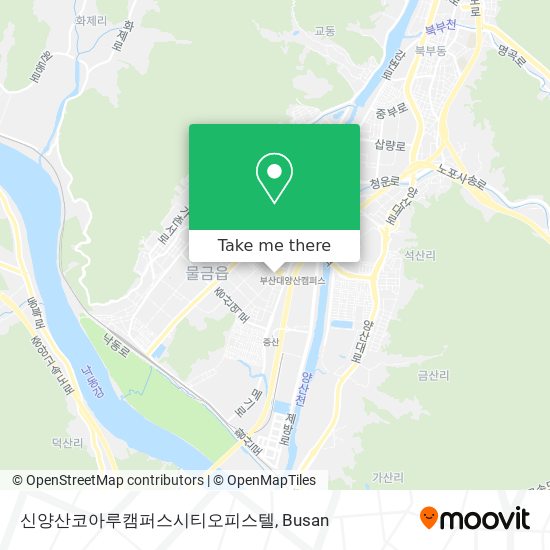 신양산코아루캠퍼스시티오피스텔 map