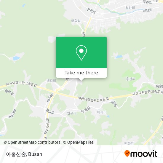 아홉산숲 map