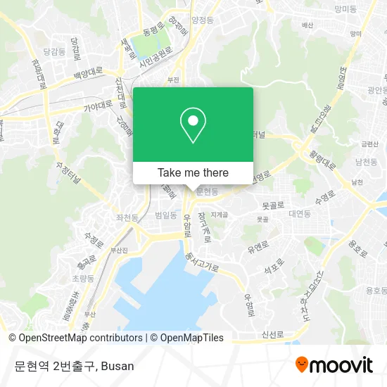 문현역 2번출구 map