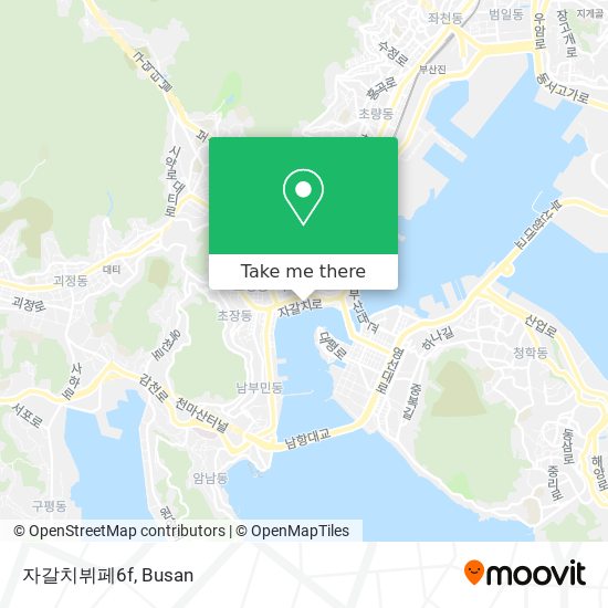 자갈치뷔페6f map