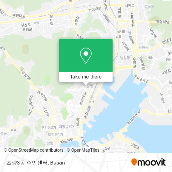 초량3동 주민센터 map