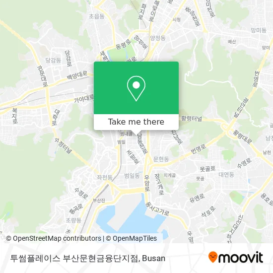 투썸플레이스 부산문현금융단지점 map