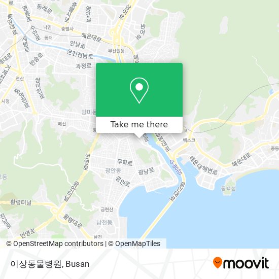 이상동물병원 map