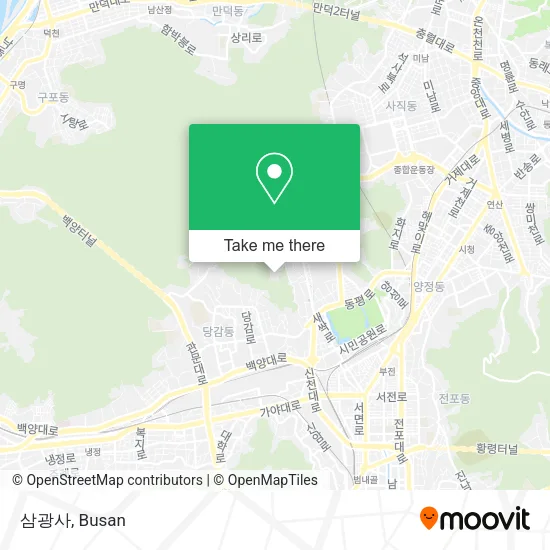 삼광사 map