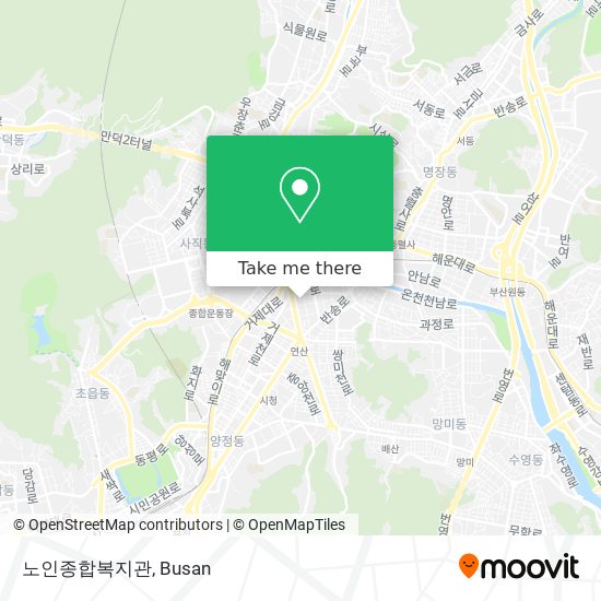 노인종합복지관 map