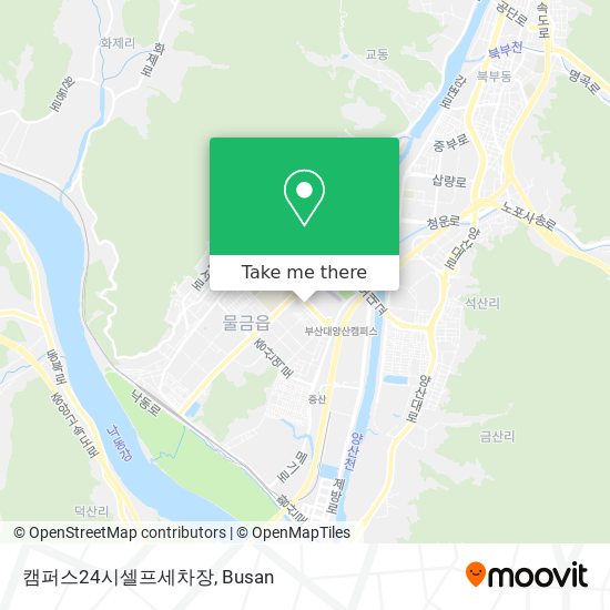 캠퍼스24시셀프세차장 map