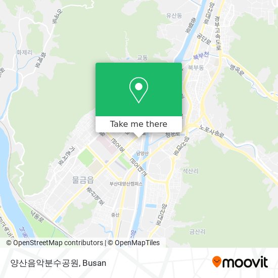 양산음악분수공원 map