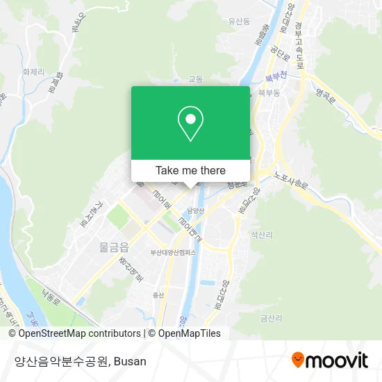 양산음악분수공원 map