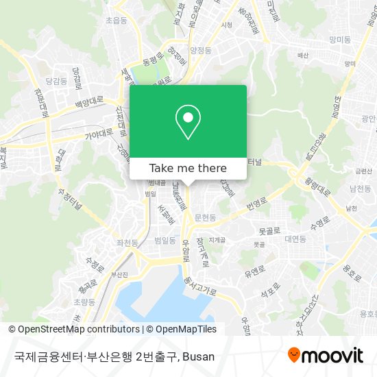 국제금융센터·부산은행 2번출구 map