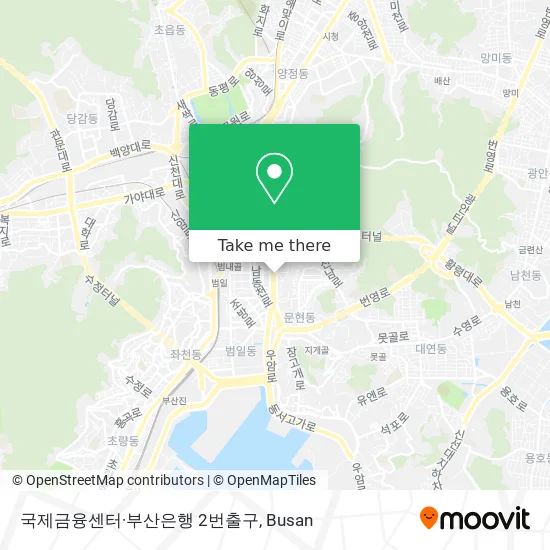국제금융센터·부산은행 2번출구 map