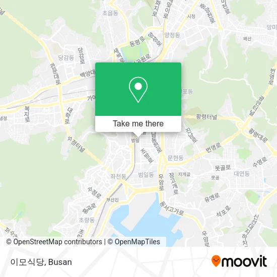이모식당 map