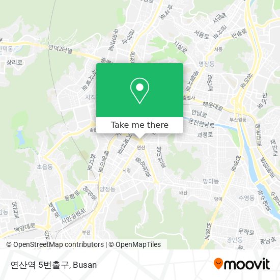 연산역 5번출구 map