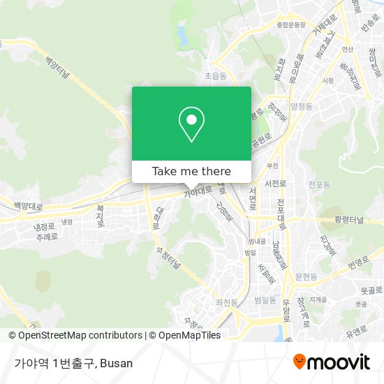 가야역 1번출구 map