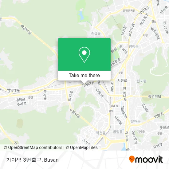 가야역 3번출구 map