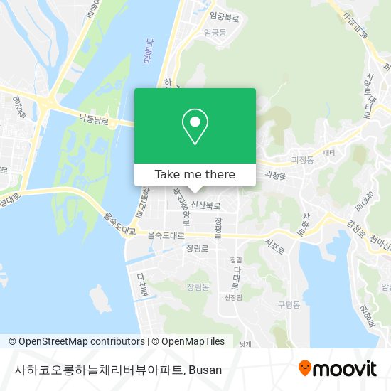 사하코오롱하늘채리버뷰아파트 map