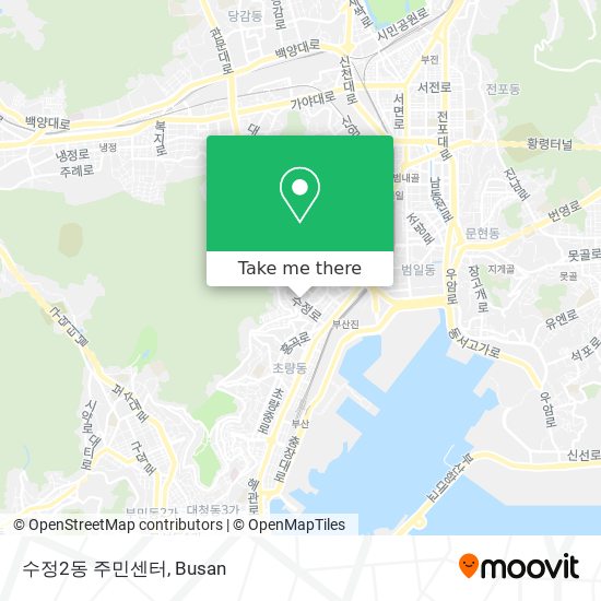 수정2동 주민센터 map