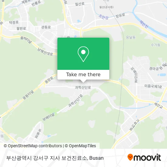 부산광역시 강서구 지사 보건진료소 map