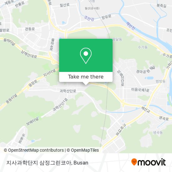 지사과학단지 삼정그린코아 map