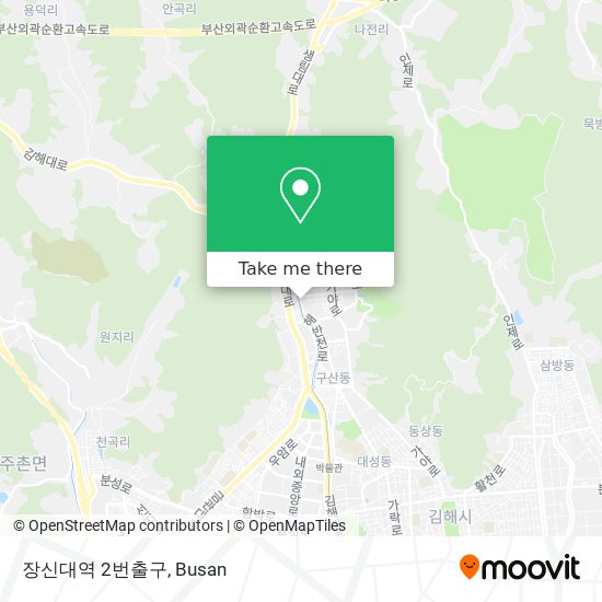 장신대역 2번출구 map