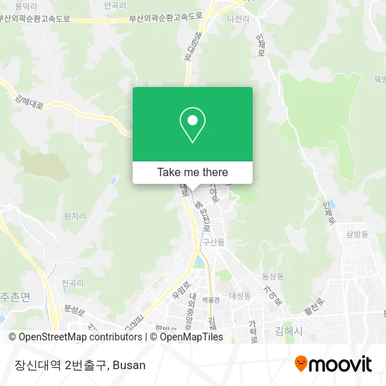 장신대역 2번출구 map