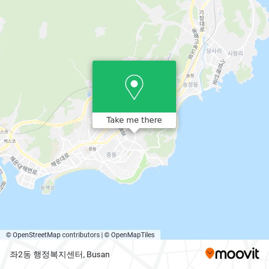 좌2동 행정복지센터 map
