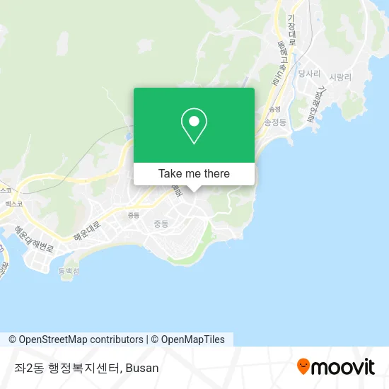 좌2동 행정복지센터 map