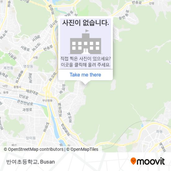 반여초등학교 map