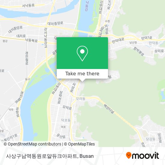 사상구남역동원로얄듀크아파트 map