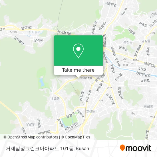 거제삼정그린코아아파트       101동 map
