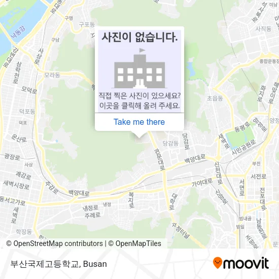 부산국제고등학교 map