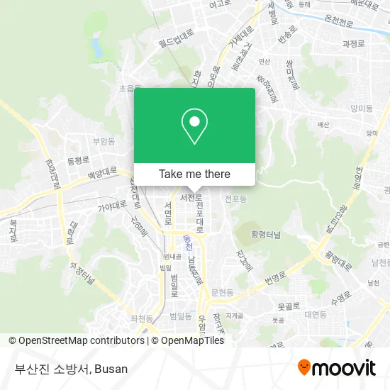 부산진 소방서 map