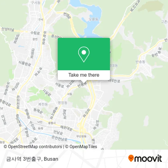 금사역 3번출구 map