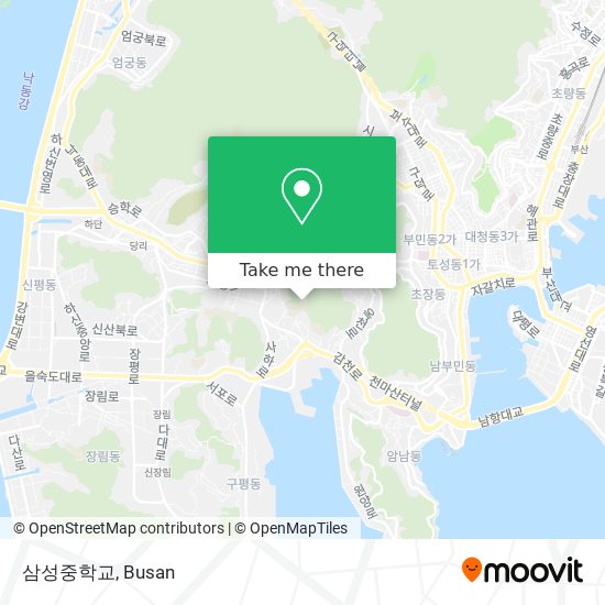 삼성중학교 map