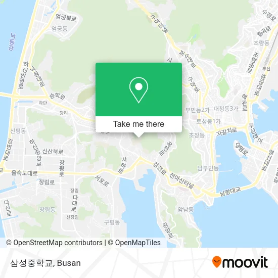 삼성중학교 map