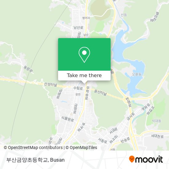 부산금양초등학교 map