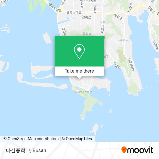 다선중학교 map
