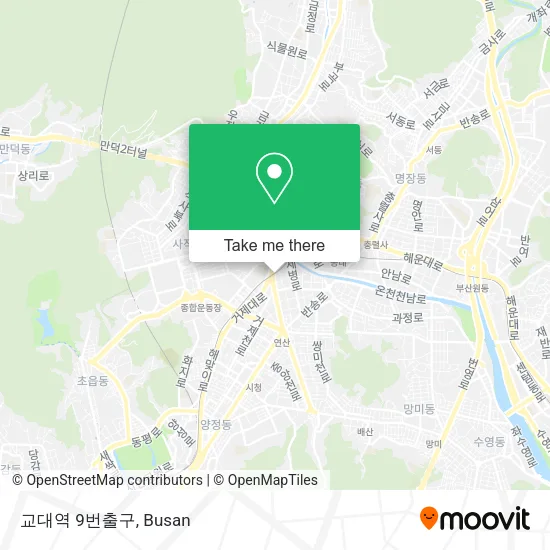 교대역 9번출구 map