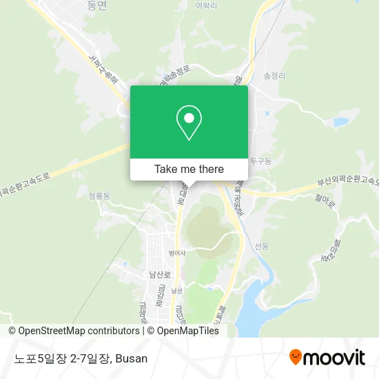 노포5일장               2-7일장 map