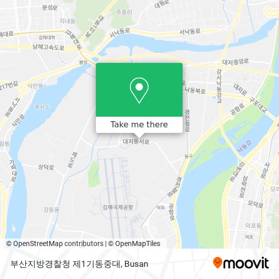 부산지방경찰청 제1기동중대 map